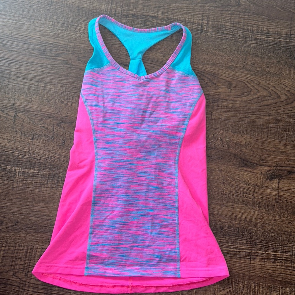 Ivivva pink/blue size 12 tank top
